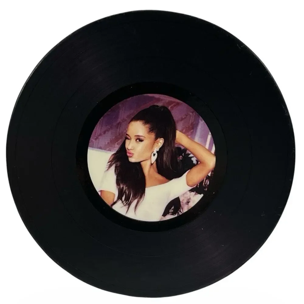 Ariana Grande Vinyl Record Coaster Set 6‑pc Limited Edition NEW No Box